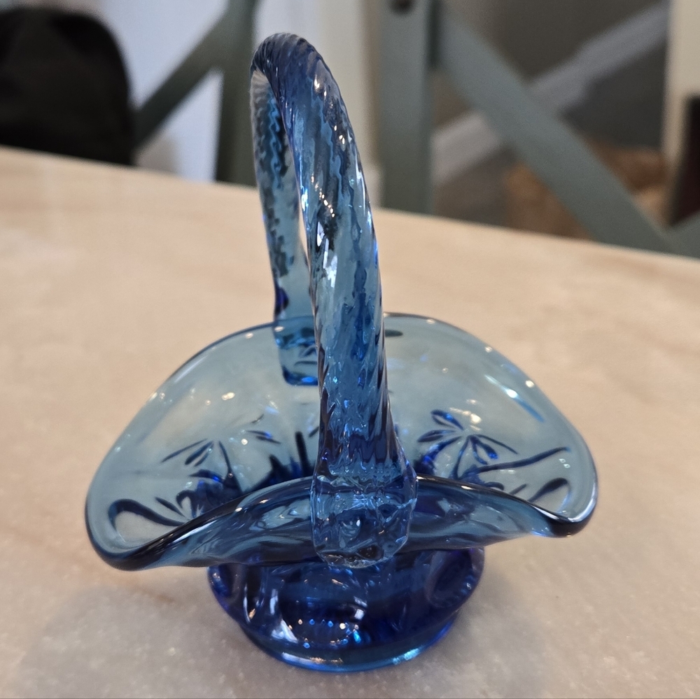 Fenton Glass Mini Basket
